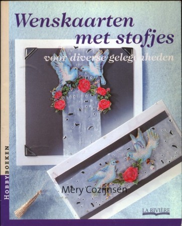 Wenskaarten met stofjes - Mery Cozijnsen